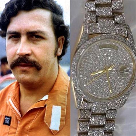 rolex day date pablo escobar|pablo escobar the bizzare.